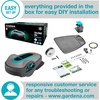 image:imageGARDENA 1500141 SILENO City  Automatic Robotic Lawn Mower with Bluetooth app and Boundary Wire one of The quietest in its Class for lawns up to 2700 Sq Ft Made in Europe GreyLife