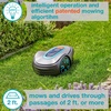 image:imageGARDENA 1500141 SILENO City  Automatic Robotic Lawn Mower with Bluetooth app and Boundary Wire one of The quietest in its Class for lawns up to 2700 Sq Ft Made in Europe GreyMinimo