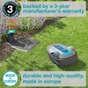 image:imageGARDENA 1500141 SILENO City  Automatic Robotic Lawn Mower with Bluetooth app and Boundary Wire one of The quietest in its Class for lawns up to 2700 Sq Ft Made in Europe GreyCity