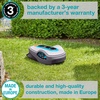 image:imageGARDENA 1500141 SILENO City  Automatic Robotic Lawn Mower with Bluetooth app and Boundary Wire one of The quietest in its Class for lawns up to 2700 Sq Ft Made in Europe GreyLife