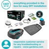 image:imageGARDENA 1520120 SILENO Minimo  Automatic Robotic Lawn Mower with Bluetooth app Boundary Wire  for lawns up to 2700 Sq Ft Made in Europe GreyCity