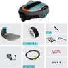 image:imageGARDENA 1520120 SILENO Minimo  Automatic Robotic Lawn Mower with Bluetooth app Boundary Wire  for lawns up to 2700 Sq Ft Made in Europe GreyLife
