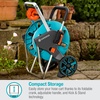 image:imageGARDENA 18515 CleverRoll FrostProof Hose Cart with Easy Hose Guide Comfortably fits up to 82 of 12 or 58 Hose for Convenient Hose Storage and Watering Hose Not Included12