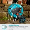 image:imageGARDENA 18515 CleverRoll FrostProof Hose Cart with Easy Hose Guide Comfortably fits up to 82 of 12 or 58 Hose for Convenient Hose Storage and Watering Hose Not Included58