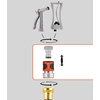 image:imageGARDENA 5Piece Premium Metal Quick Connect Fittings 58 or 12 in1 Set