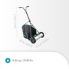 image:imageGARDENA Classic 16 in Reel Lawn Mower 5 Blades No Gas or Electric  04018Modern design with grass catcher