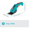 image:imageGARDENA Cordless Hedge Trimmer and Grass Shears 80 Min Runtime  09887Shrub  Grass Shears SET