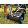 image:imageGARDENA Lawn amp Leaf Collector Sweeper  Manual Lawn Sweeper  Large Capacity Hopper Bag  Adjustable Height Wide Brush Pickup  Easy to Maneuver Yard Debris Collector  Space Saving Storage  03565Modern