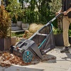 image:imageGARDENA Lawn amp Leaf Collector Sweeper  Manual Lawn Sweeper  Large Capacity Hopper Bag  Adjustable Height Wide Brush Pickup  Easy to Maneuver Yard Debris Collector  Space Saving Storage  03565Retrofit kit for patios