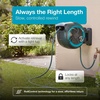 image:imageGARDENA Retractable Garden Hose Reel  100 Feet  Auto Retract Hose Reel with 180 Swivel Wall Mount  Heavy Duty  Includes Spray Nozzle  20505115 ft