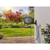 image:imageGARDENA Retractable Garden Hose Reel  100 Feet  Auto Retract Hose Reel with 180 Swivel Wall Mount  Heavy Duty  Includes Spray Nozzle  2050550 ft