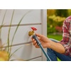 image:imageGARDENA Retractable Garden Hose Reel  100 Feet  Auto Retract Hose Reel with 180 Swivel Wall Mount  Heavy Duty  Includes Spray Nozzle  2050550 ft