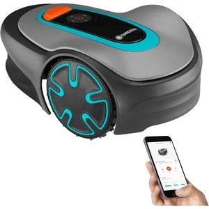 image:imageGARDENA 1520120 SILENO Minimo  Automatic Robotic Lawn Mower with Bluetooth app Boundary Wire  for lawns up to 2700 Sq Ft Made in Europe GreyMinimo
