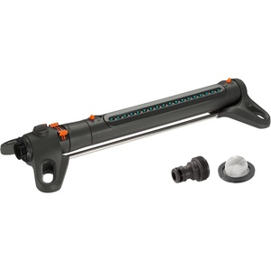 image:imageGARDENA 20570  Up to 3800 sq ft  AquaZoom Adjustable Oscillating Yard Sprinkler for Watering Large Area Lawn and Garden Aquazoom Outdoor oscillating Sprinkler has Wide Heavy Duty Base3800 ft